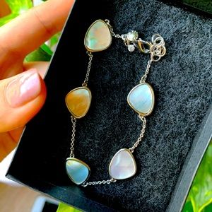 Ann Taylor Mother of Pearl Drop Bracelet